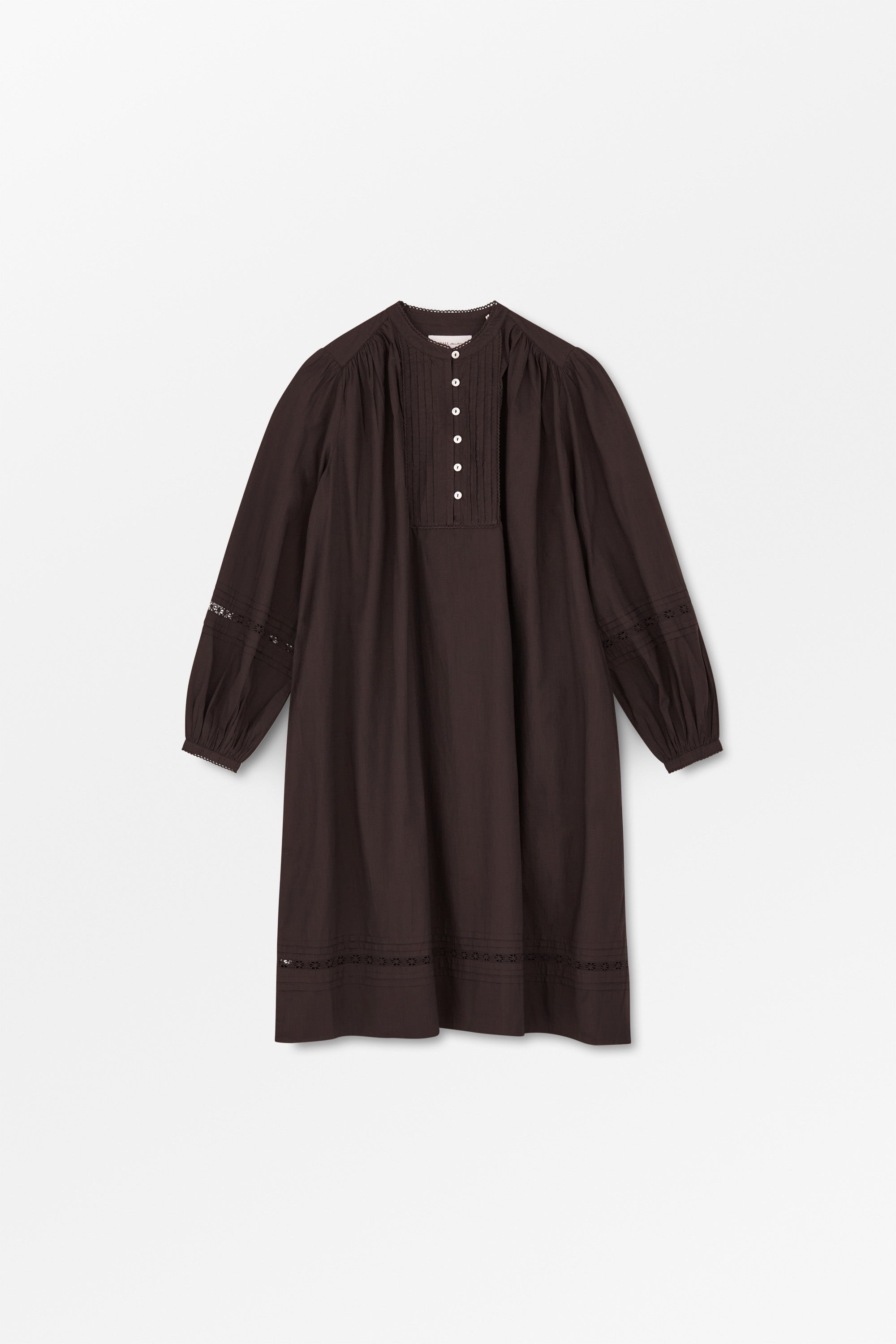 Skall Studio Leaf shirtdress Pants Dark brown